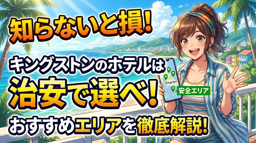 【知らないと損】キングストンのホテルは治安で選べ|おすすめエリア