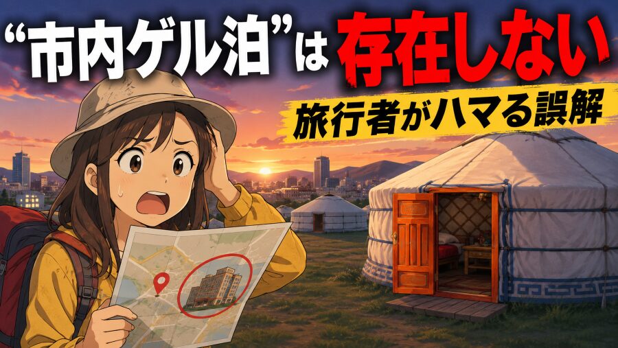 「市内ゲル泊」は存在しない 旅行者がハマる誤解