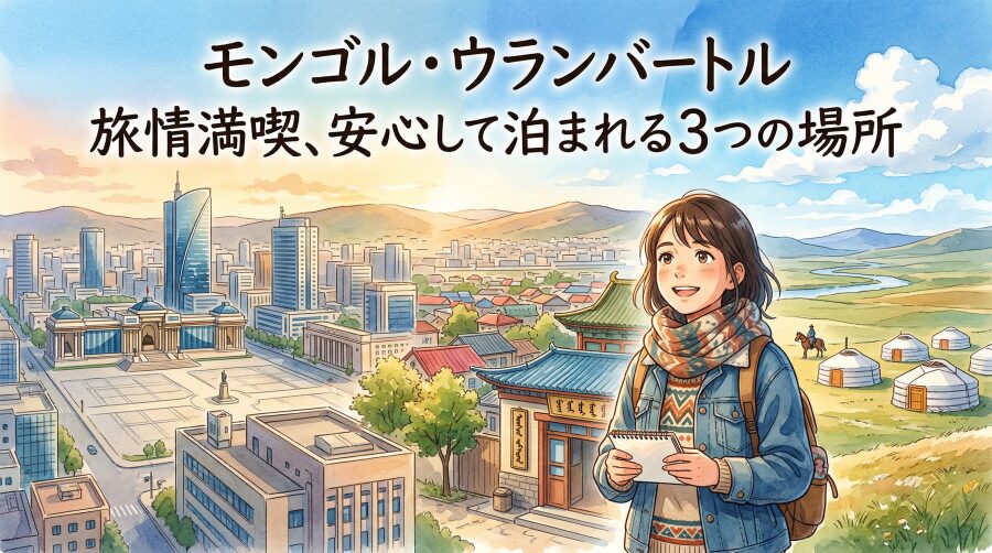 【モンゴル旅行】ウランバートルのホテルと治安完全ガイド