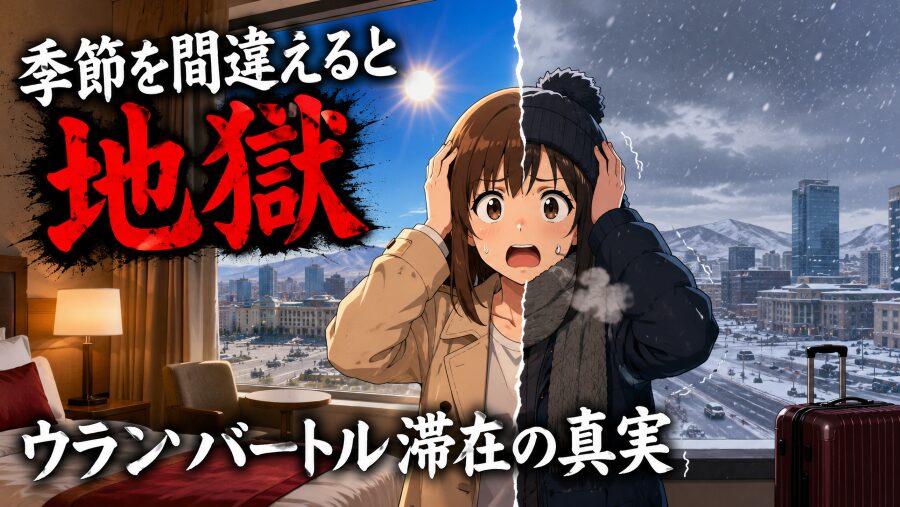 季節を間違えると地獄 ウランバートル滞在の真実