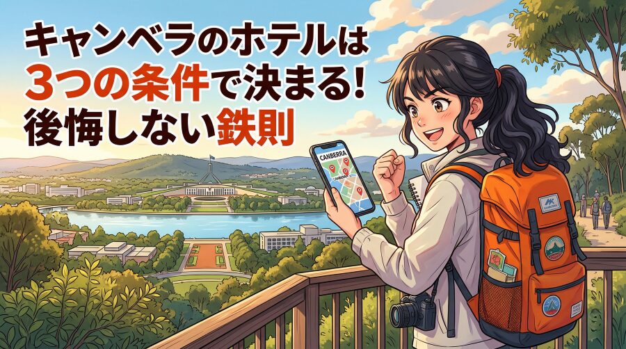 キャンベラのホテルは“3つの条件で決まる”｜後悔しない鉄則