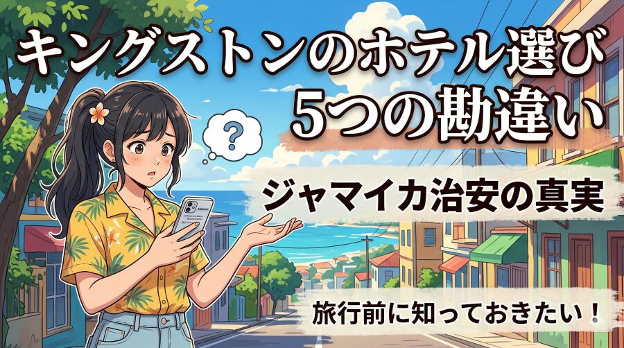 キングストンのホテル選び5つの勘違い|ジャマイカ治安の真実
