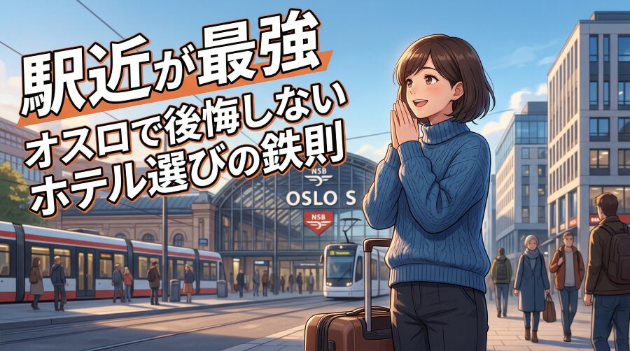 【初心者必読】オスロで失敗しないホテル選び完全ガイド