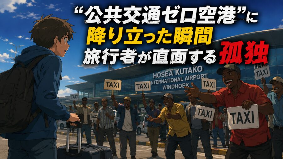 “公共交通ゼロ空港”に降り立った瞬間　旅行者が直面する孤独