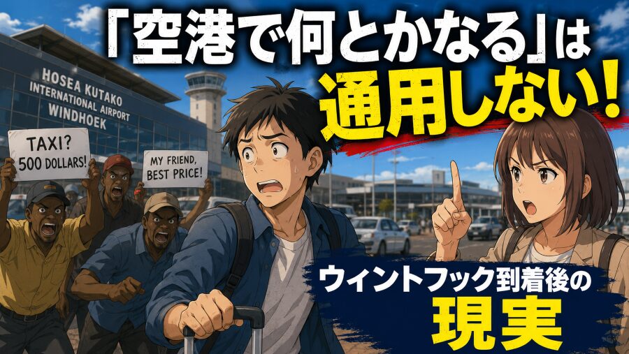 「空港で何とかなる」は通用しない　ウィントフック到着後の現実