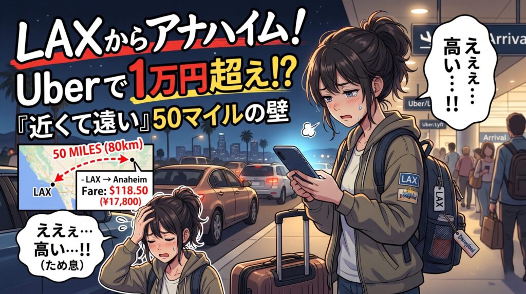 「空港から1時間」の罠。アナハイムへの移動が想像以上に過酷な理由