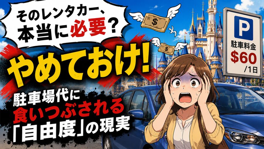 3日間で駐車場代に$180？アナハイム滞在で車を持つという「コストの罠」