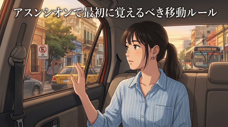 アスンシオンではなぜUber一択になるのか｜地下鉄ゼロの街で外国人が現実的に使える移動手段