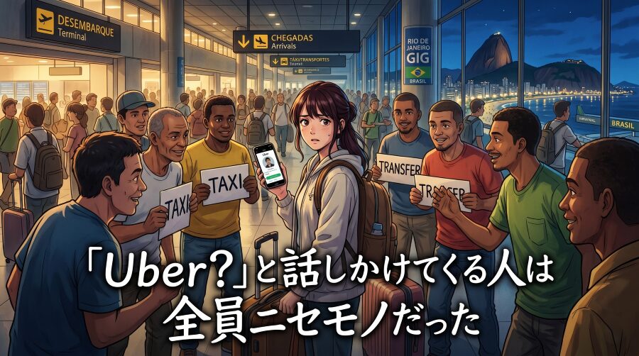 「Uber？」と話しかけてくる人は全員ニセモノだった