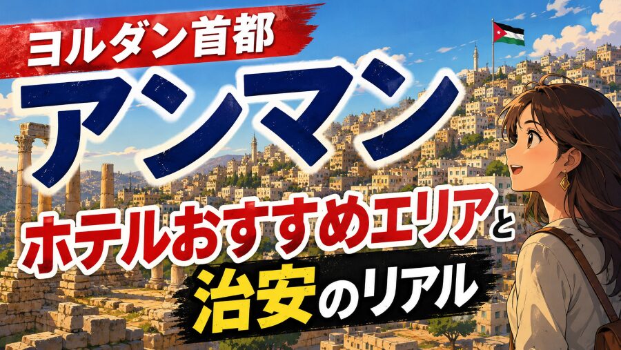 ヨルダン首都アンマン｜ホテルおすすめエリアと治安のリアル