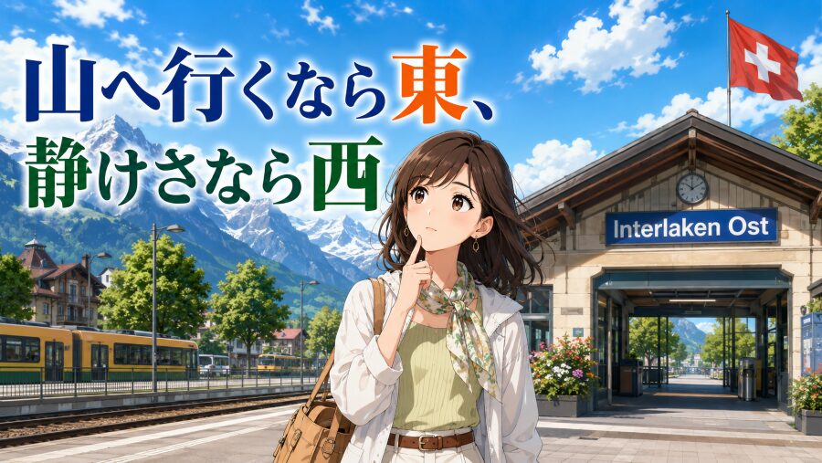 山へ行くなら東、静けさなら西