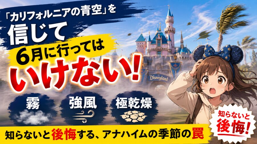 「カリフォルニアの青空」を信じて6月に行ってはいけない