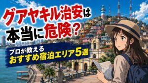 グアヤキル治安は本当に危険？プロが教えるおすすめ宿泊エリア5選