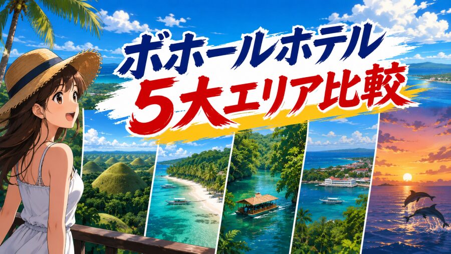 ボホール5大エリア比較｜治安とアクセスで選ぶホテルの正解