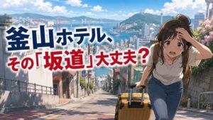 釜山のホテル選びは坂道が9割？エリア別おすすめと知らないと損する治安情報
