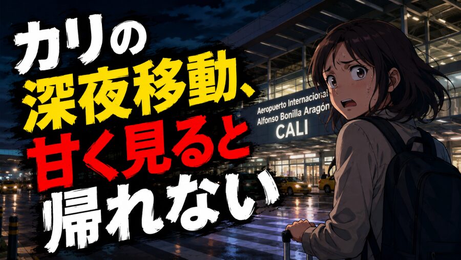 空港は“カリ市内”にない　30kmを甘く見た旅行者から詰む