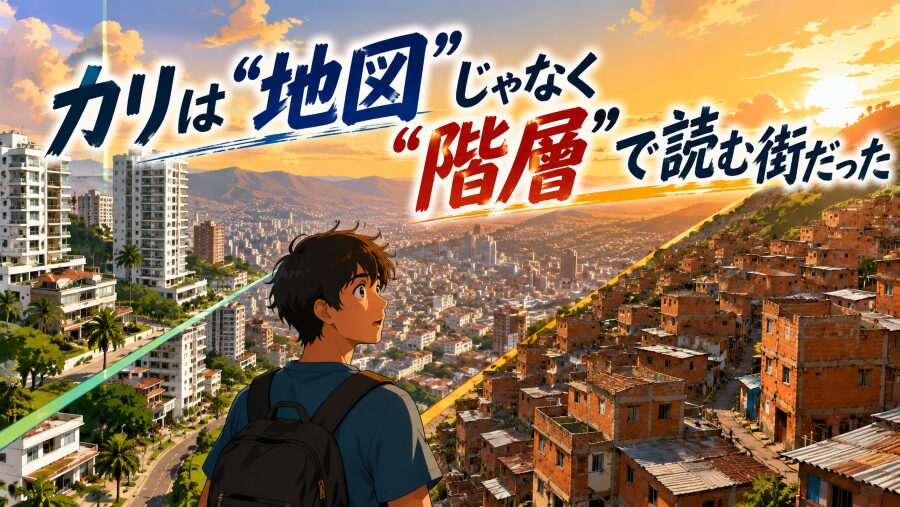 カリは“地図”じゃなく“階層”で読む街だった