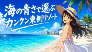海の青さで選ぶカンクン東側リゾートホテル
