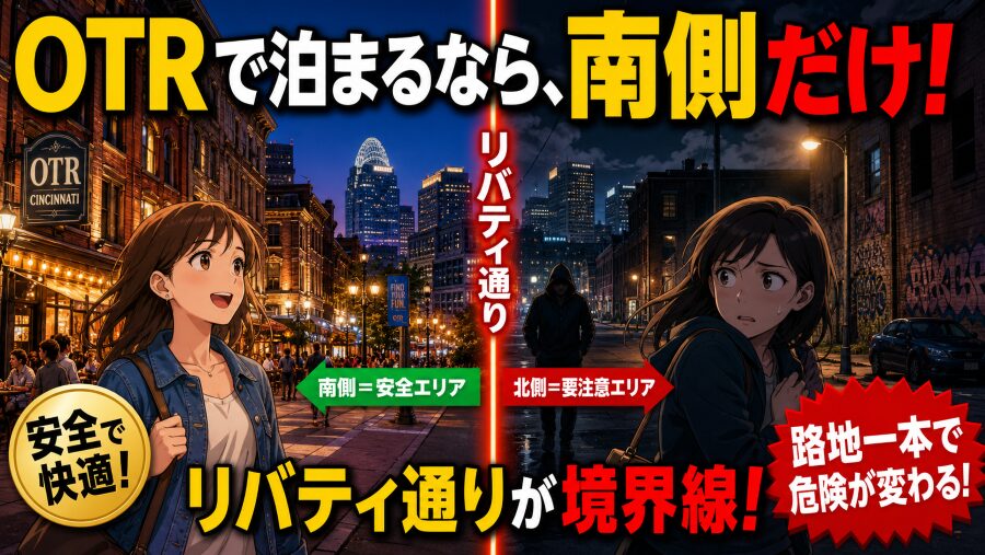 シンシナティ・OTR宿泊の盲点