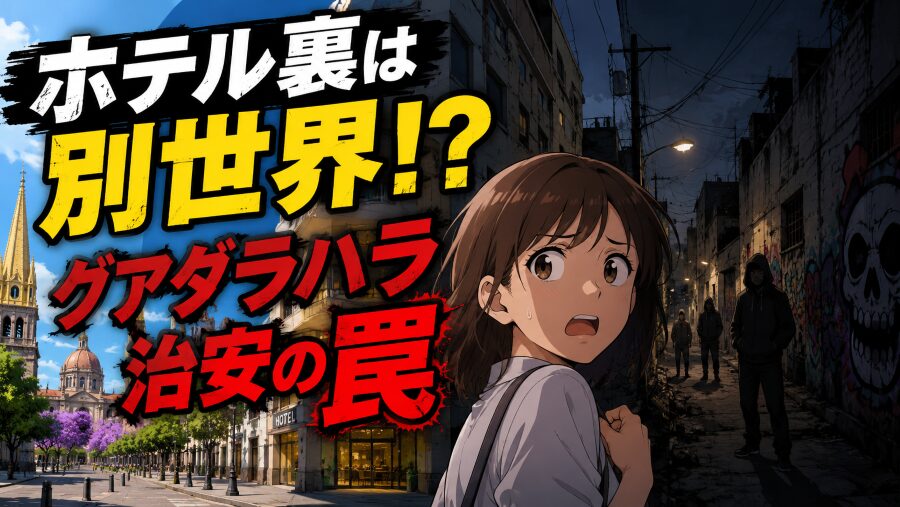 1本挟めば別世界！グアダラハラ・ホテル治安の罠