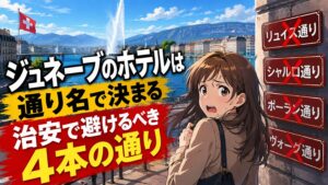 ジュネーブのホテルは通り名で決まる 治安で避けるべき4本の通り