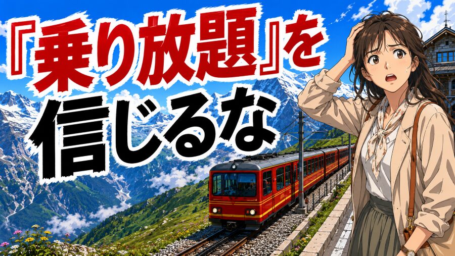 スイストラベルパスの「乗り放題」を信じるな