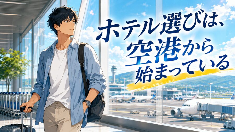 インターラーケンのホテル選びは、空港から始まっている