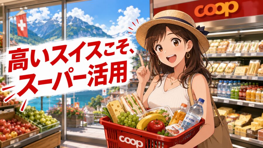 高いスイスこそ、スーパー活用