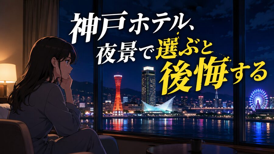 神戸ホテル、夜景で選ぶと後悔する