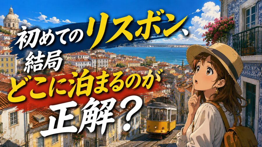 初めてのリスボン、結局どこに泊まるのが正解？