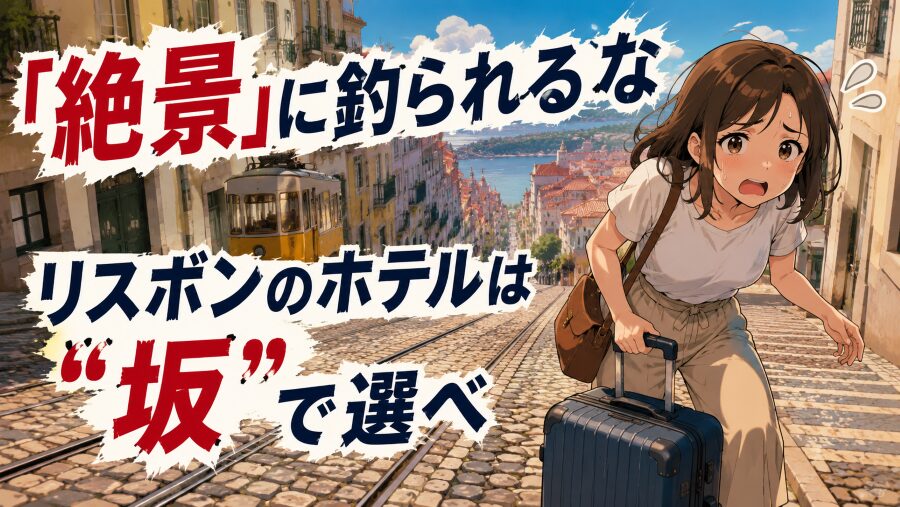 「絶景」に釣られるな　リスボンのホテルは“坂”で選べ