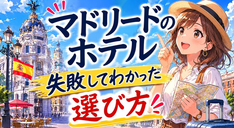 失敗した私が辿り着いたマドリードのホテル選び