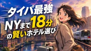 タイパ最強 NYまで18分の賢いホテル選び