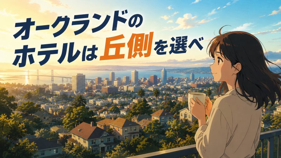 【宿泊者必読】オークランドの治安エリアマップ｜ホテルは丘側を選べ