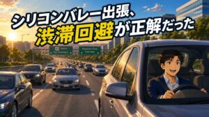 シリコンバレー出張、渋滞回避が正解だった