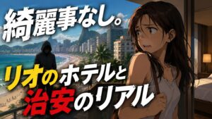 綺麗事なし。リオのホテルと治安のリアル