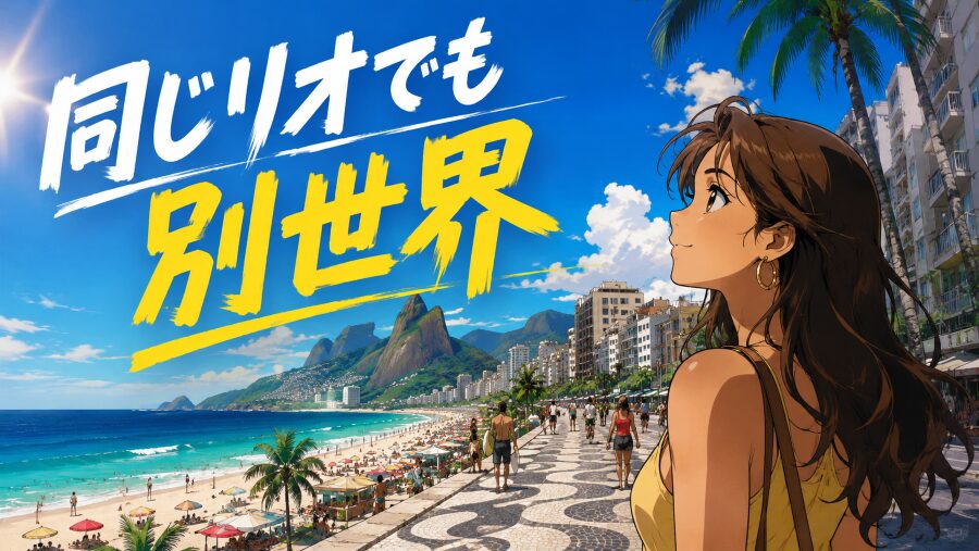 リオ滞在の正解は1つじゃない　イパネマ・レブロン・ボタフォゴ徹底比較