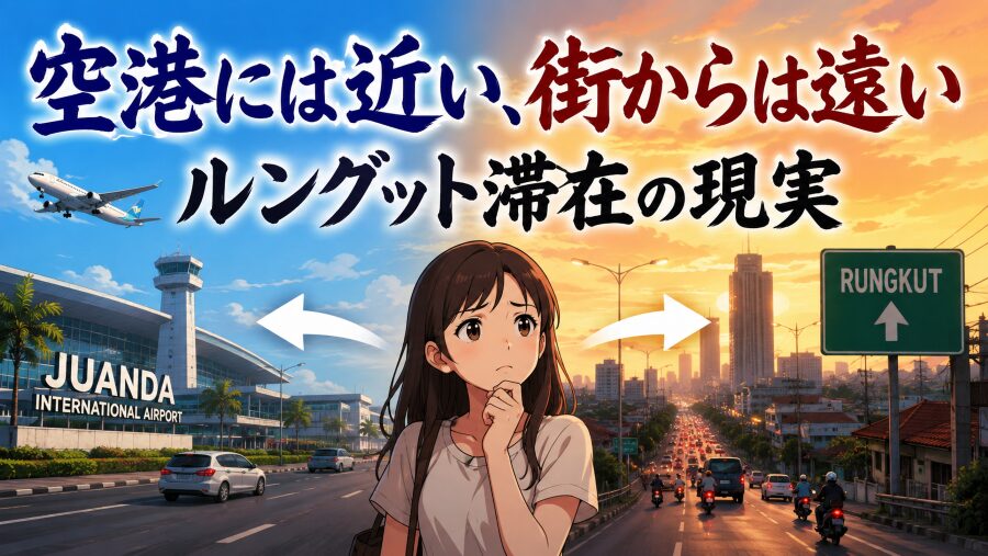 空港には近い、街からは遠い　ルングット滞在の現実