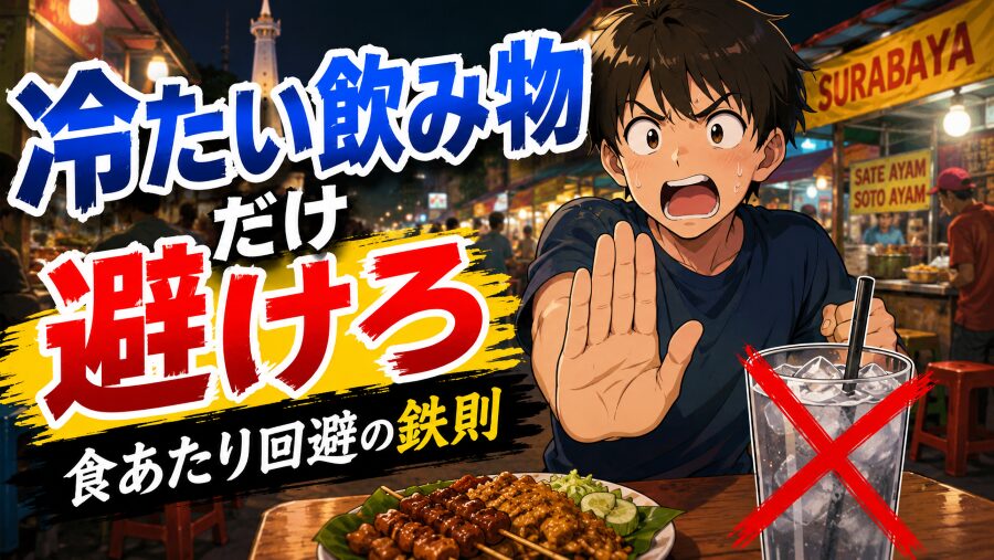 冷たい飲み物だけ避けろ　食あたり回避の鉄則
