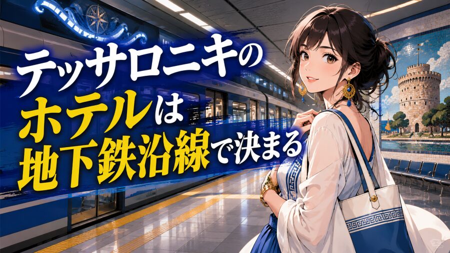 「中心＝便利」の罠。テッサロニキの宿は地下鉄沿線で決まる