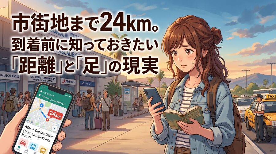 市街地まで24km。到着前に知っておきたい「距離」と「足」の現実