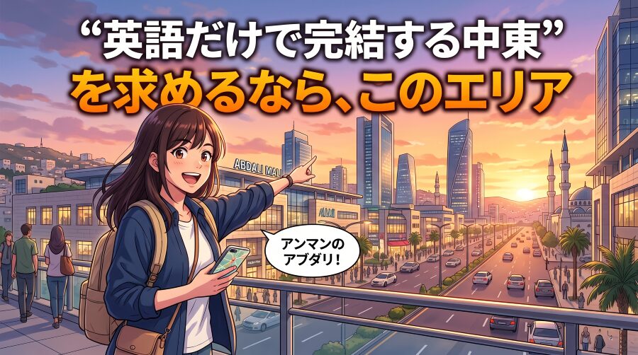 観光より「失敗しない滞在」─出張者が集まるアンマンの正解エリア