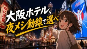 大阪のホテル選びで治安が不安な人へ｜エリア別おすすめ宿泊ガイド