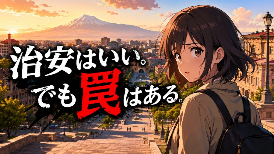 エレバンの治安はいい。でも罠はある