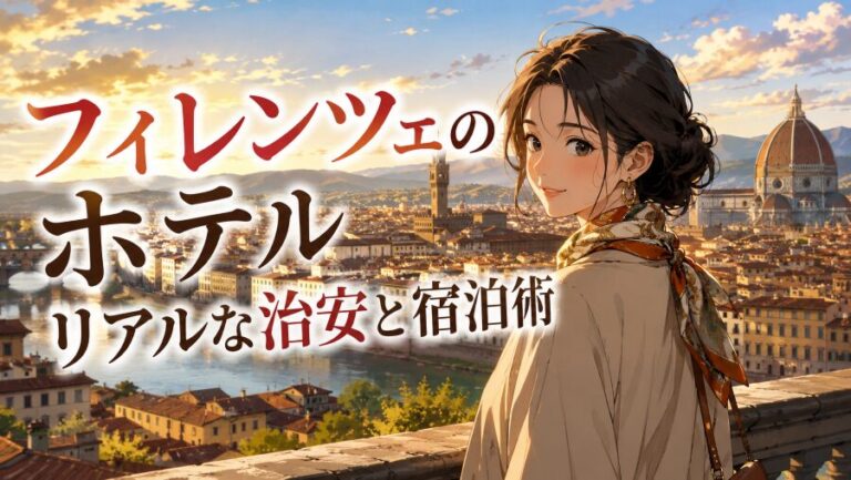 初めてのフィレンツェ滞在！エリア治安とおすすめホテル選び
