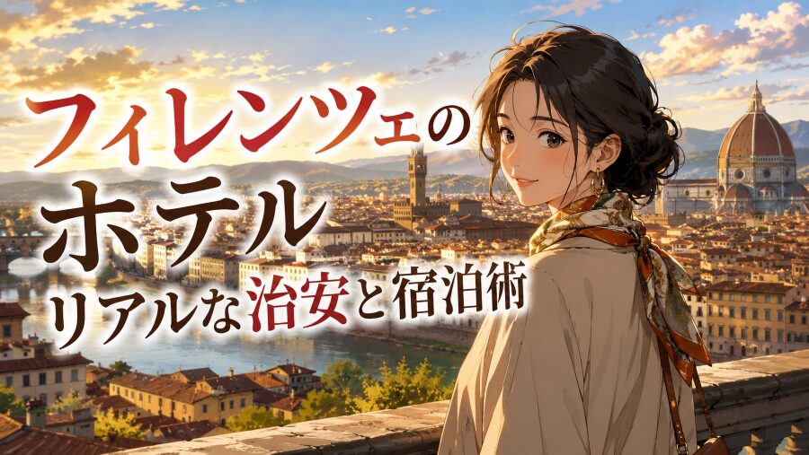 フィレンツェのホテル リアルな治安と宿泊術