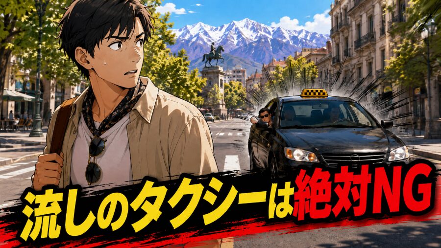 流しのタクシーは絶対NG！メンドーサの移動はアプリと定額車だけ