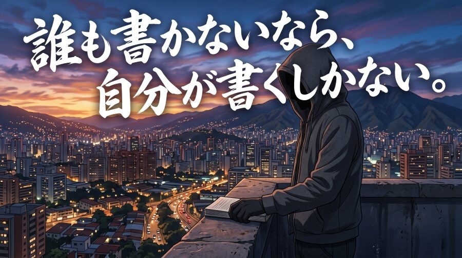 誰も書かないなら自分で書くしかない