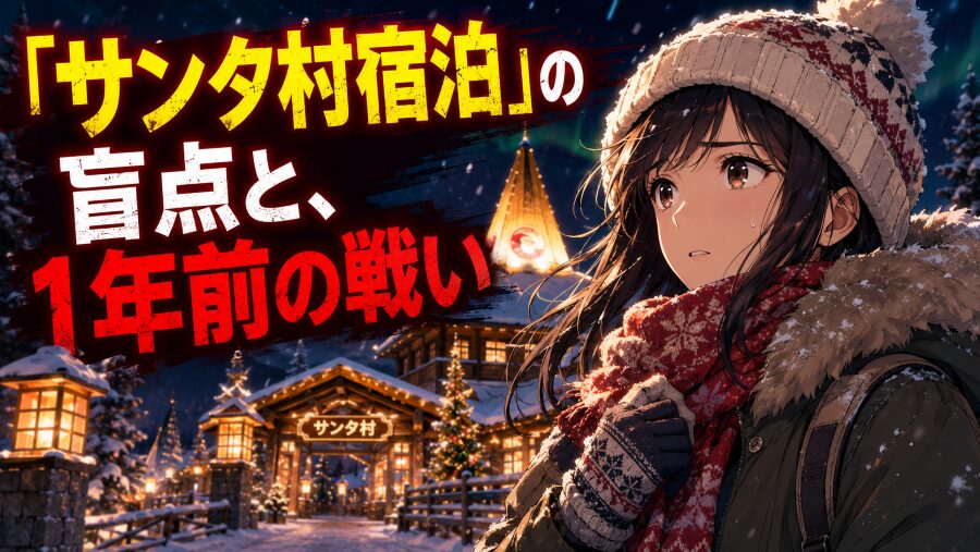 ロヴァニエミの「サンタ村宿泊」の盲点と、1年前の戦い