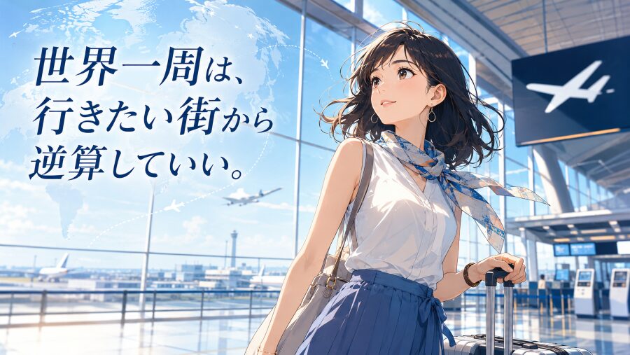 世界一周は、行きたい街から逆算していい。